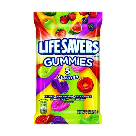Gummi Savers Life Savers Assorted Gummi Candy 7 oz 314122 | Zoro